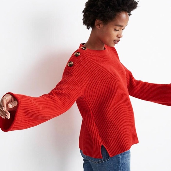 NWT Madewell Calloway Boatneck  Sweater - Picture 3 of 4